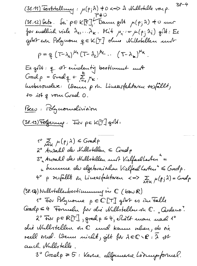 Das charakteristische Polynom; Seite 4