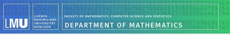 Department of Mathematics at the University of Munich